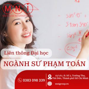 tuyển sinh liên thông đại học ngành sư phạm toán